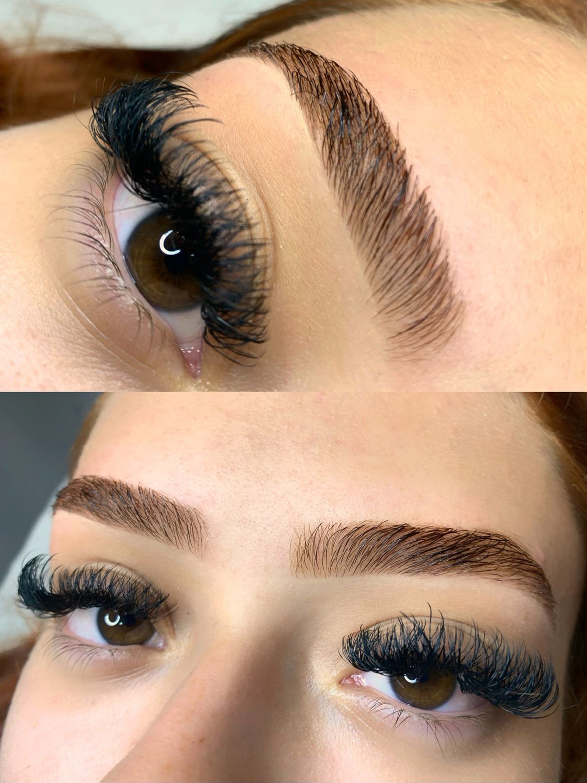 Design de sobrancelhas com acabamento natural